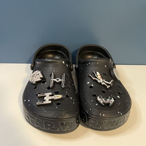 Crocs Star Wars Off Court Clog Black M5/W7 with Jibbitz Unworn main image 8